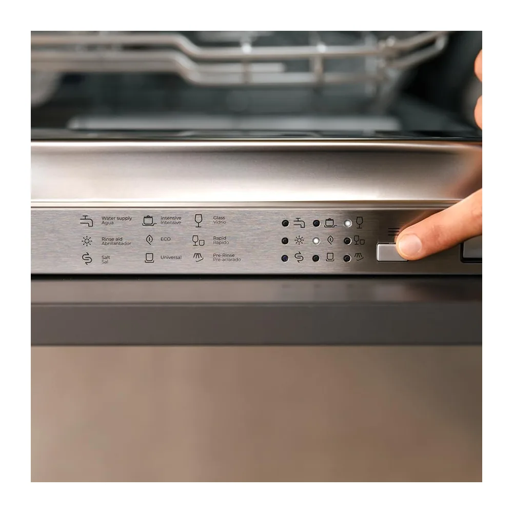 Cecotec Lavavajillas Integrable de 60cm Bolero Aguazero 6102 Full-BI E. 1850W — 3