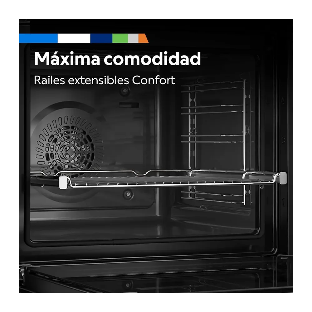 Balay, Horno multifunción, Aqualisis, Cristal negro, 3HB4131X3 [Clase de eficiencia energética A+] — 6