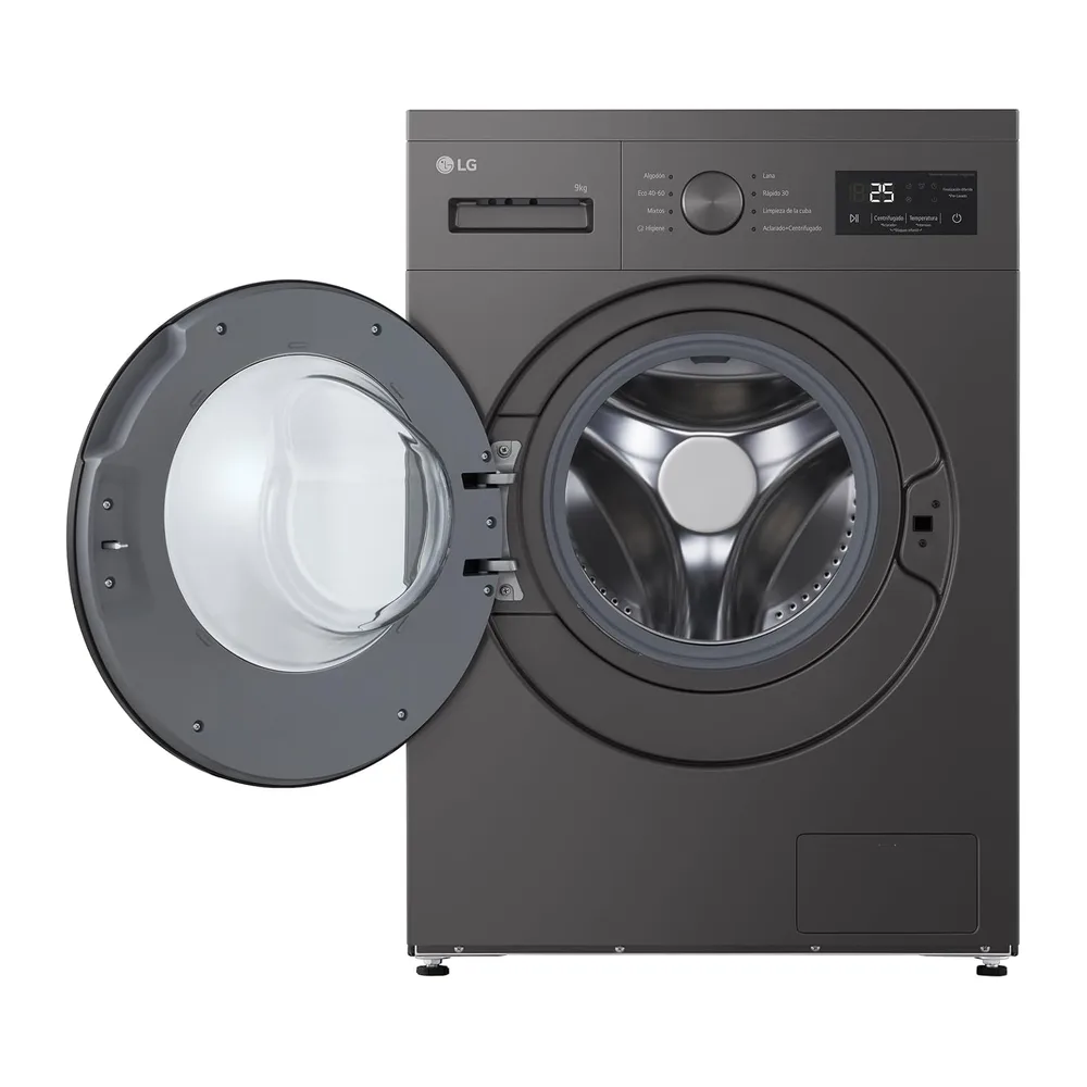 LG F4A1009NDK - Lavadora, 9 kg, 1400 rpm, Carga Frontal, 8 Programas, Programa Rápido y Programa Lavado a — 5