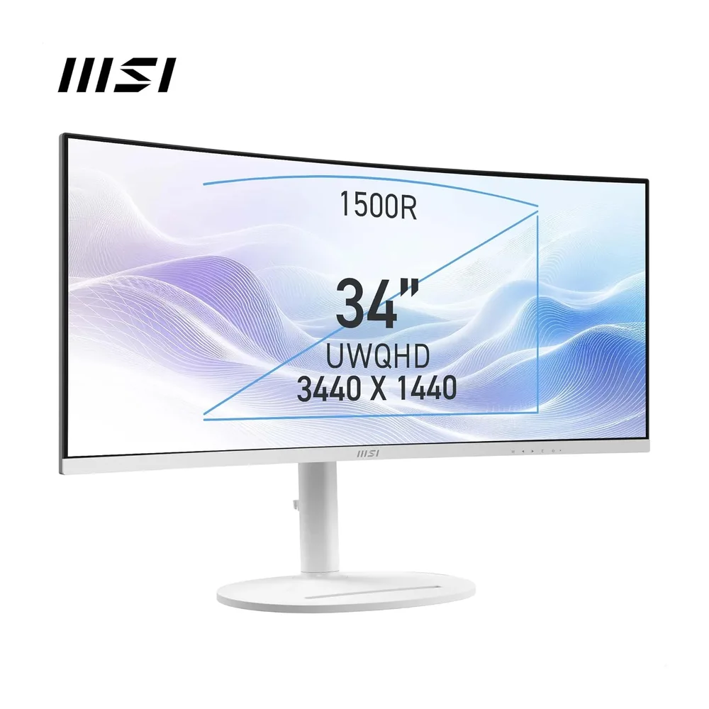 MSI Modern MD342CQPW Monitor Curvo de 34" UWQHD 1500R — 2