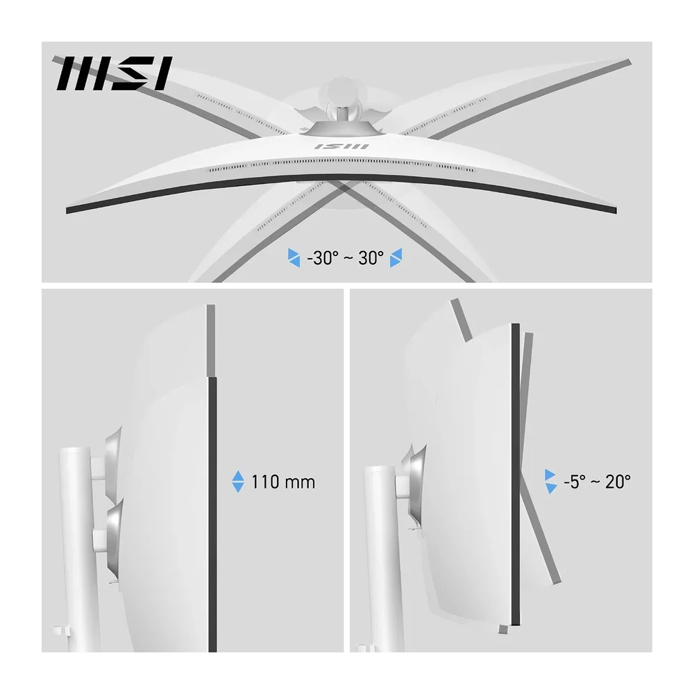 MSI Modern MD342CQPW Monitor Curvo de 34" UWQHD 1500R — 6
