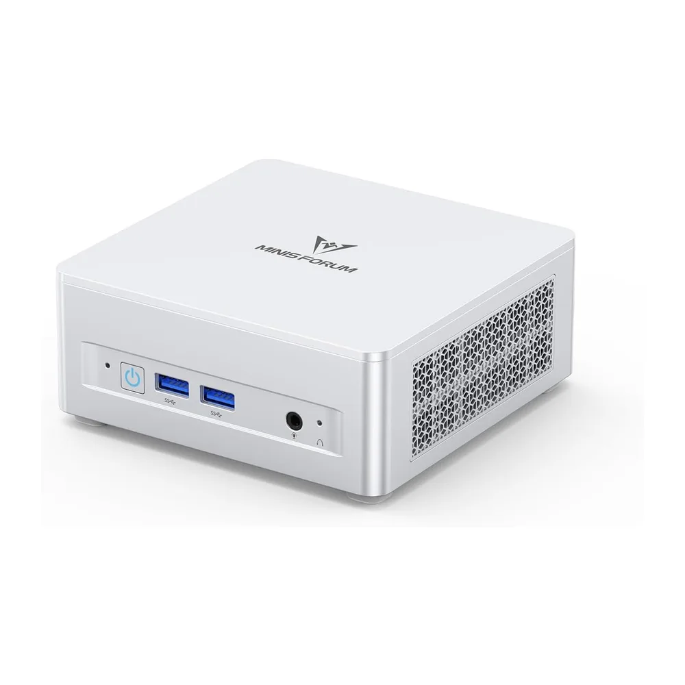 MINISFORUM UM870 Slim Mini PC, Mini Computadora AMD Ryzen 7 8745H (8C/16T, hasta 4,9 GHz), 32 GB DDR5 RAM y 1
