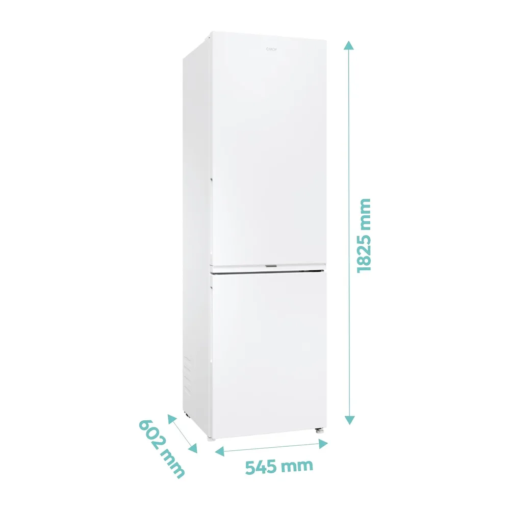 Candy City Fresco 300 CNCQ2T518EW, Frigorífico Combi, 280L, Ancho 55cm, Altura 182cm, Total No Frost Circle+, — 3