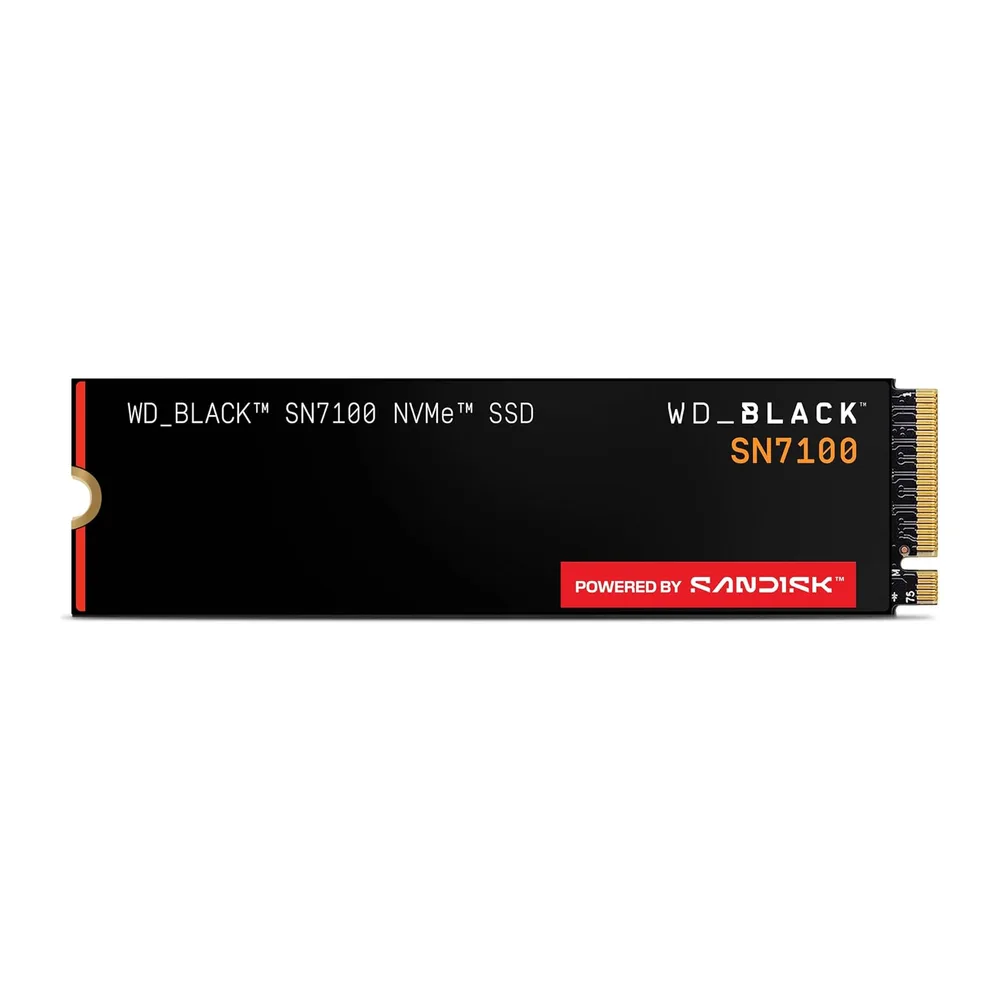 WD_Black SN7100 2TB NVMe SSD, M.2 2280, Velocidades hasta 7250 MB/s, Next Gen TLC 3D NAND, WD_Black
