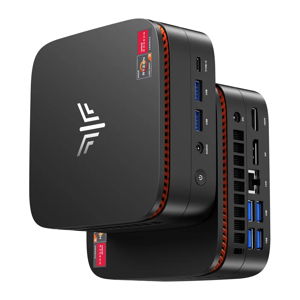 NiPoGi P1 Mini PC ΑΜD Ryzen Pro 7330U(4C/8T,4.3GHz) Triple Pantalla 4K