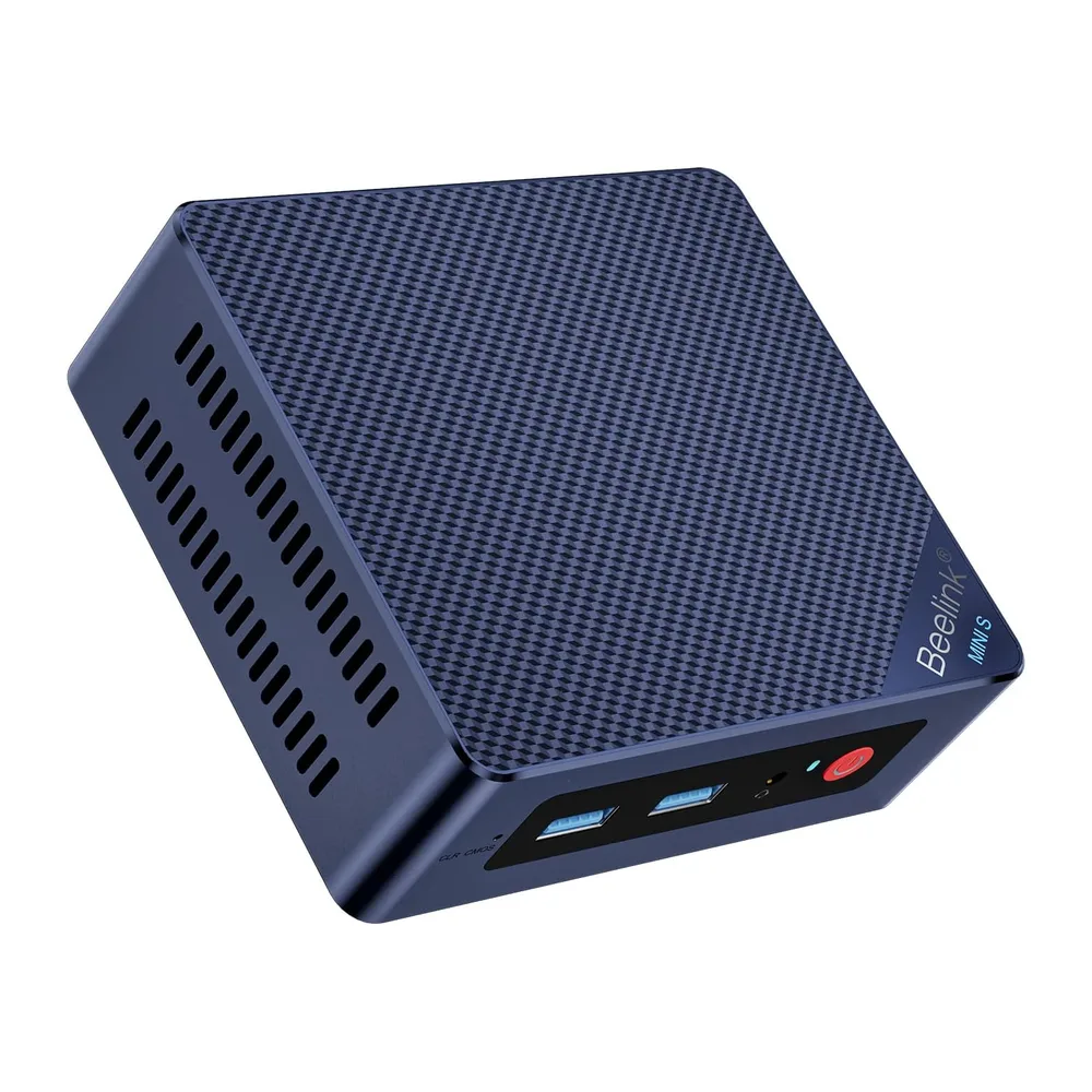 Beelink Mini S12 Pro, Mini PC con procesador Intel Alder Lake-N100 (hasta 3,4 GHz), 16 GB de RAM, SSD de 512