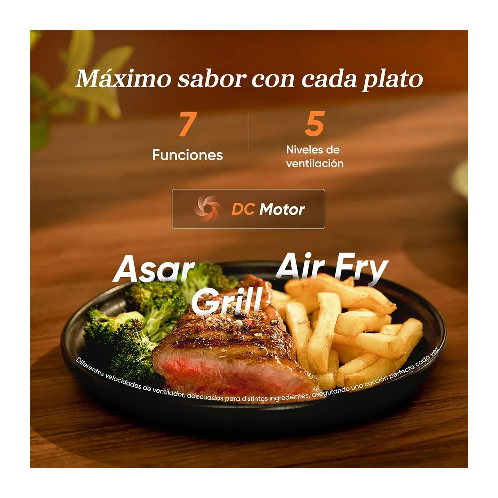 Cosori Freidora de Aire 10,8L Turbo Tower Pro Smart — 5