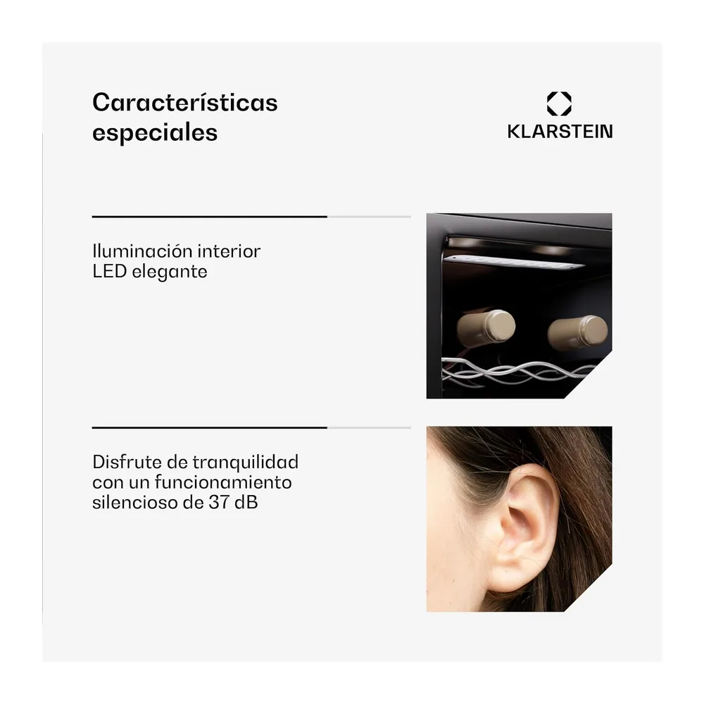 KLARSTEIN Nevera para vino independiente — 5