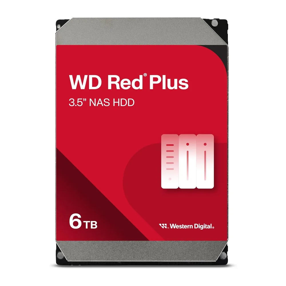 WD Red Plus 6TB NAS Disco Duro Interno 3,5"