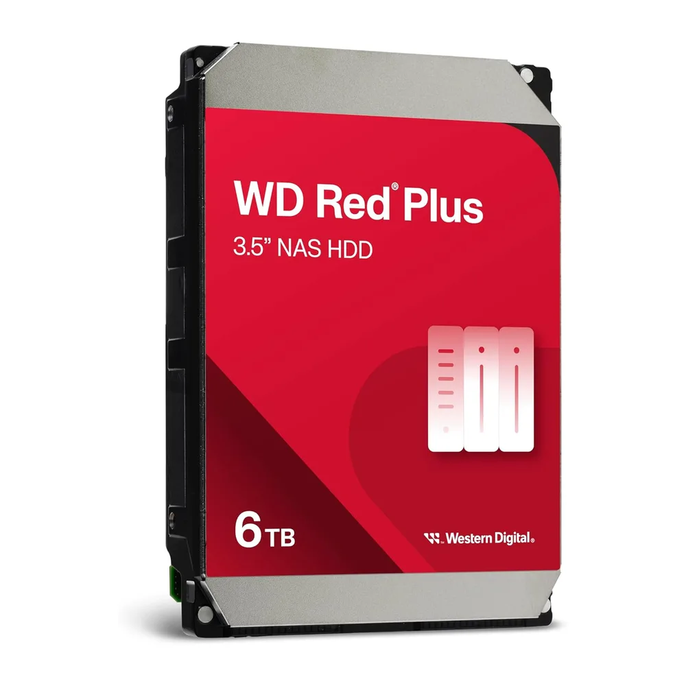 WD Red Plus 6TB NAS Disco Duro Interno 3,5" — 3