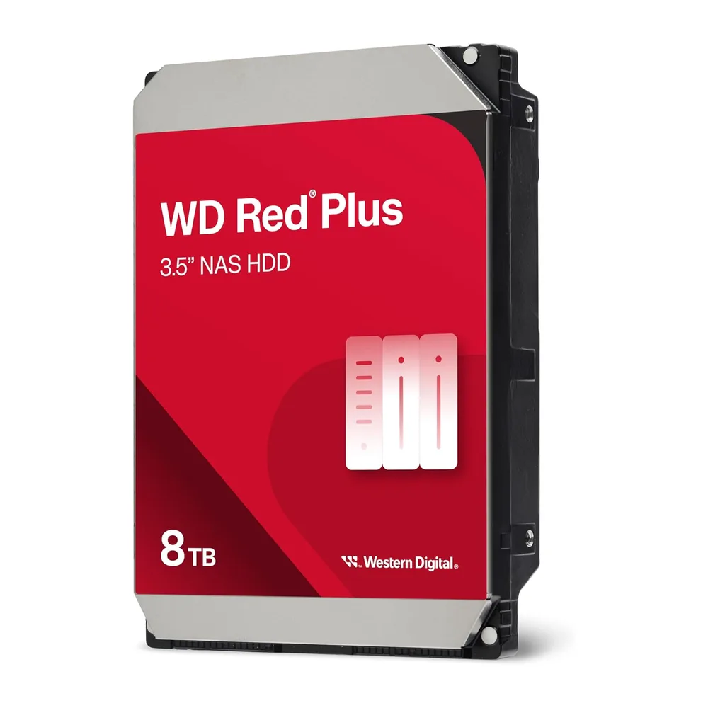 WD Red Plus 8TB NAS Disco Duro Interno 3,5" — 2