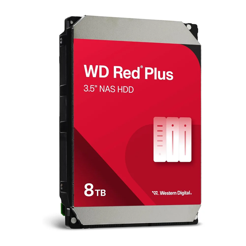 WD Red Plus 8TB NAS Disco Duro Interno 3,5" — 3