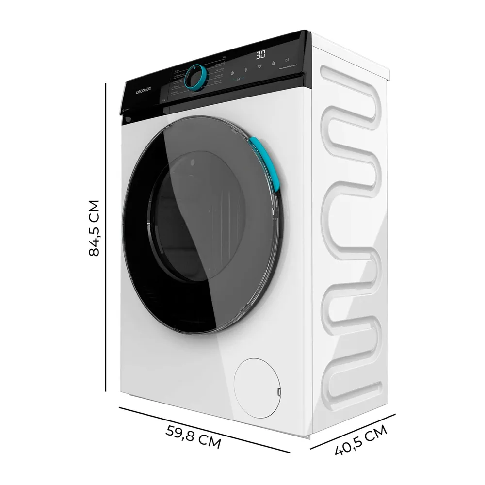 Cecotec Lavadora 6Kg Carga Frontal Bolero DressCode 6160 Inverter. 1200RPM — 2