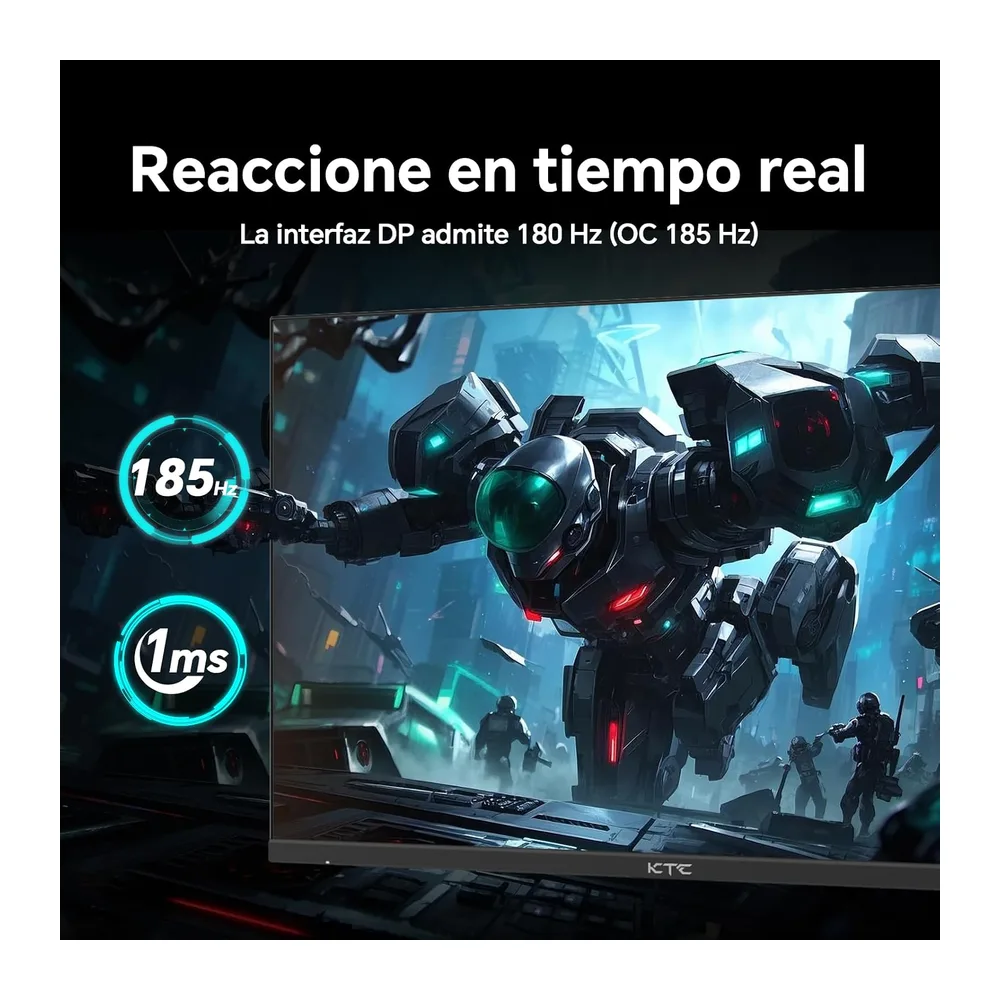 KTC Monitor Gaming 24 Pulgadas QHD 2K 2560×1440 — 2
