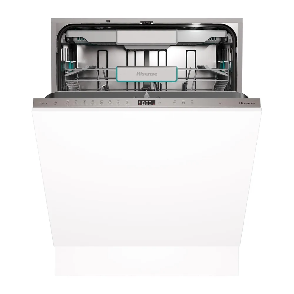 Hisense HV673A65 - Lavavajillas de Integración, Class A, Capacidad 16 Servicios, Alto 81.6cm x Ancho 59.8cm,