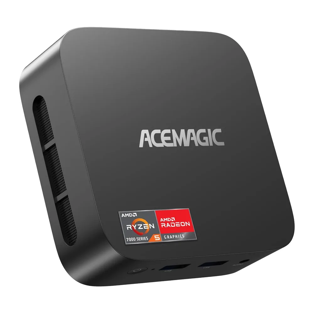 ACEMAGIC K1 Mini PC,AMD Ryzen 5 7430U|28W TDP|16GB LPDDR4X 512GB SSD