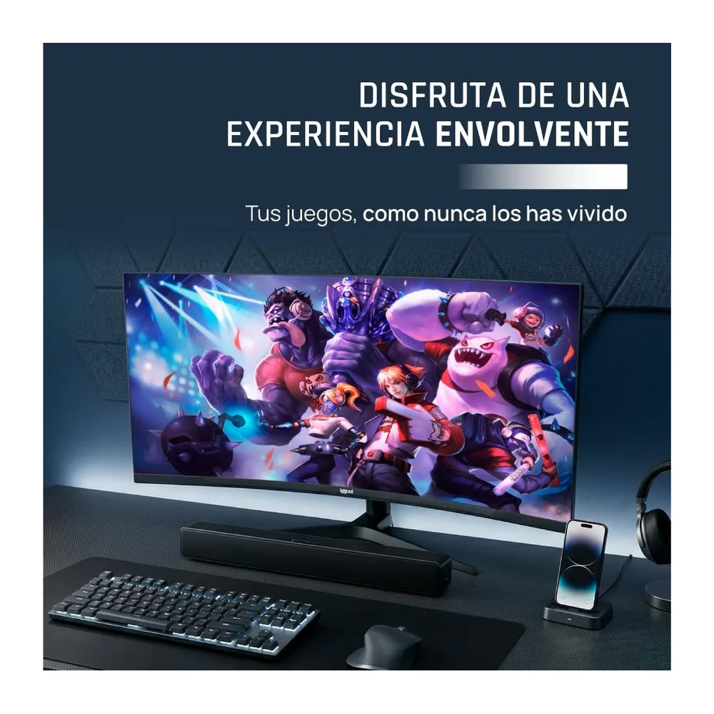 iggual Monitor 4K UltraWide Curvo 34" 21:9 WQHD 3440x1440px — 3