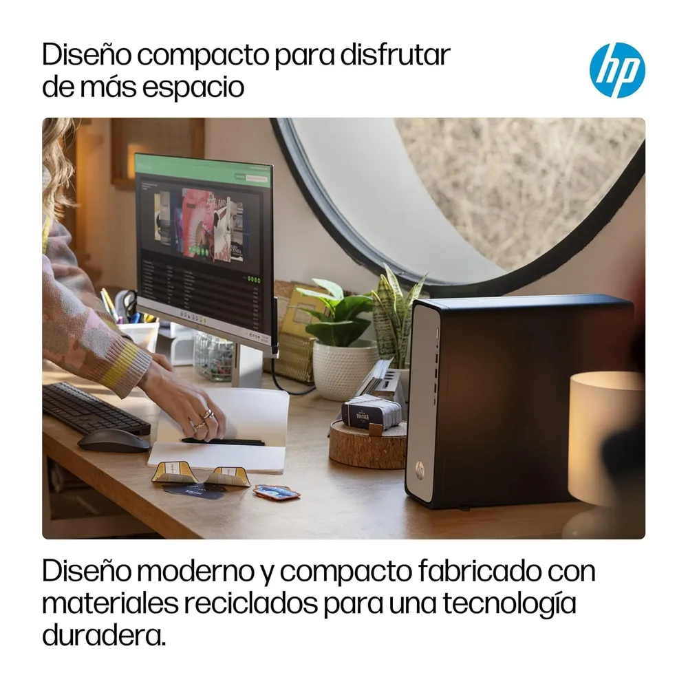 HP Ordenador de Sobremesa OmniDesk Slim (Intel Core i5-14400 — 6
