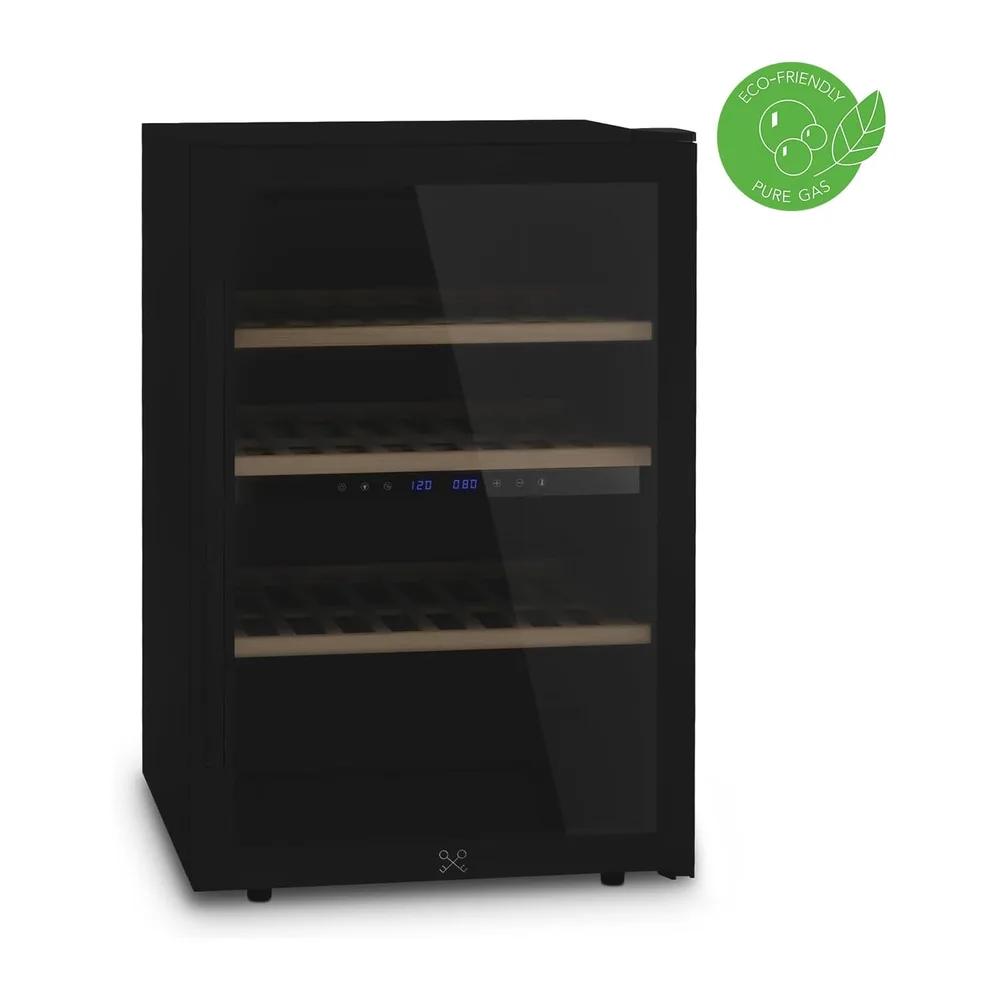 LES PETITS CHAMPS CAVCDB62 vinoteca dual zone Black Edition — 2