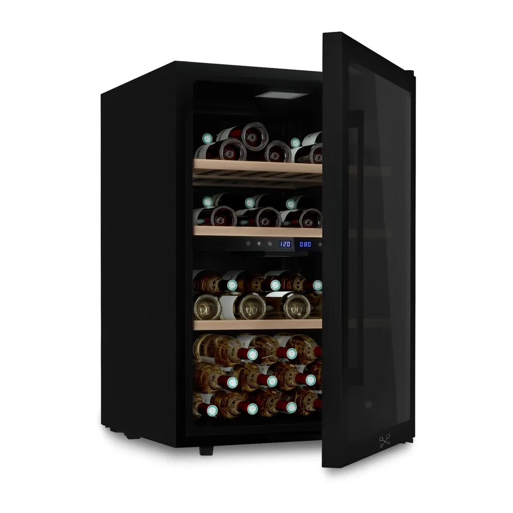 LES PETITS CHAMPS CAVCDB62 vinoteca dual zone Black Edition — 4