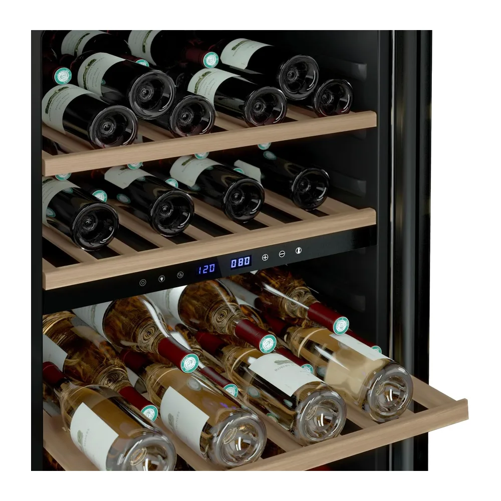 LES PETITS CHAMPS CAVCDB62 vinoteca dual zone Black Edition — 5