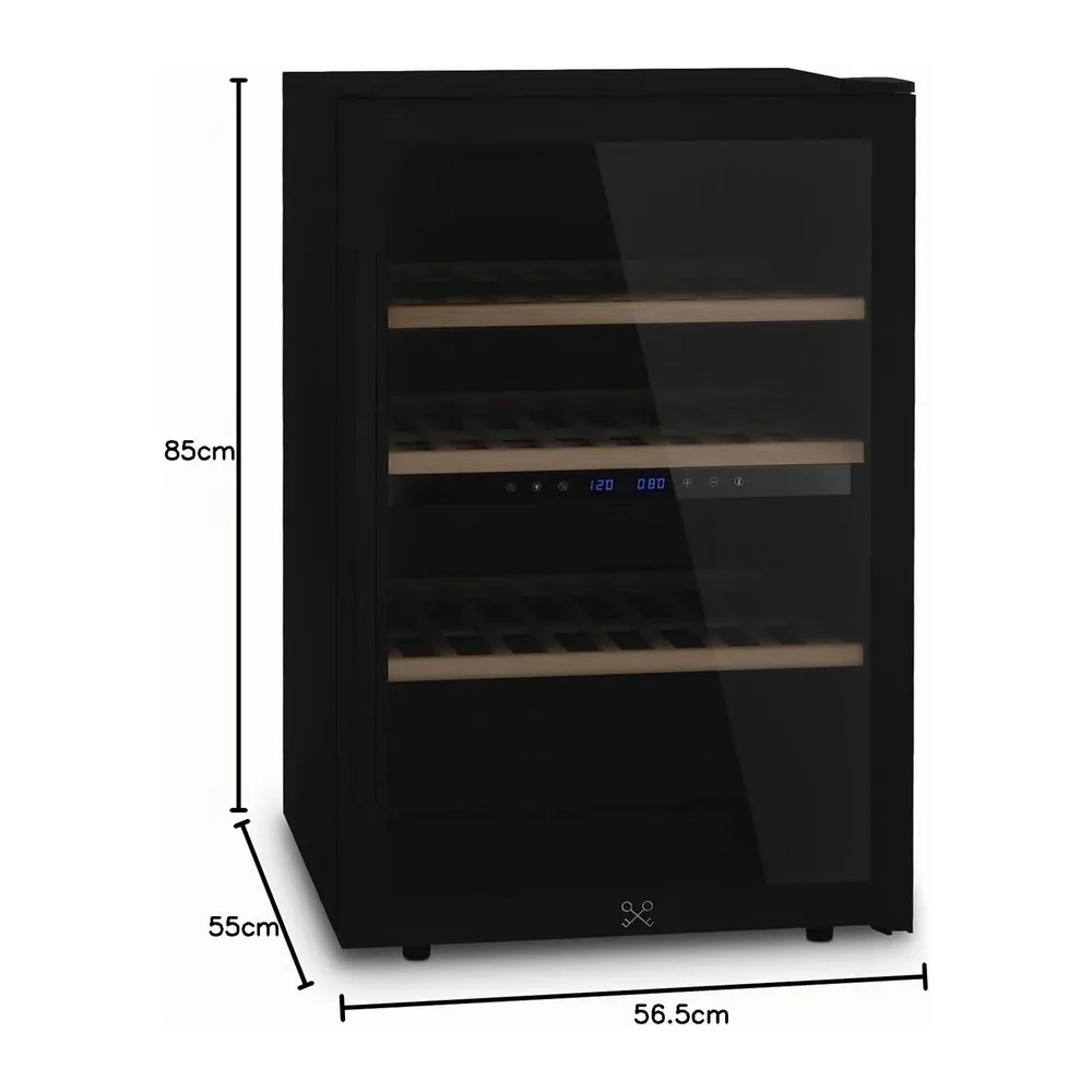 LES PETITS CHAMPS CAVCDB62 vinoteca dual zone Black Edition — 6