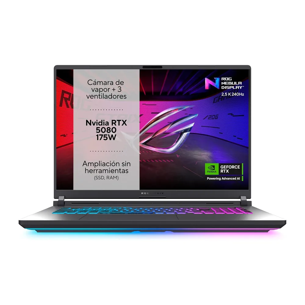 ASUS ROG Strix G18 G815LW-S9046 - Portátil Gaming de 18" WQXGA 240Hz (Core Ultra 9 275HX, 32GB RAM, 1TB SSD,