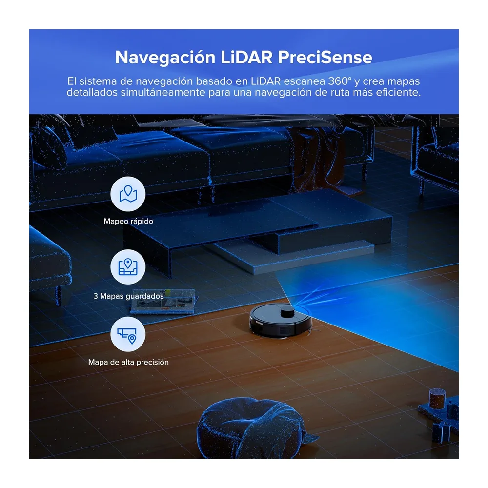 roborock Q7L5+ Robot Aspirador y Fregador Succión Extrema de 8000 Pa — 3