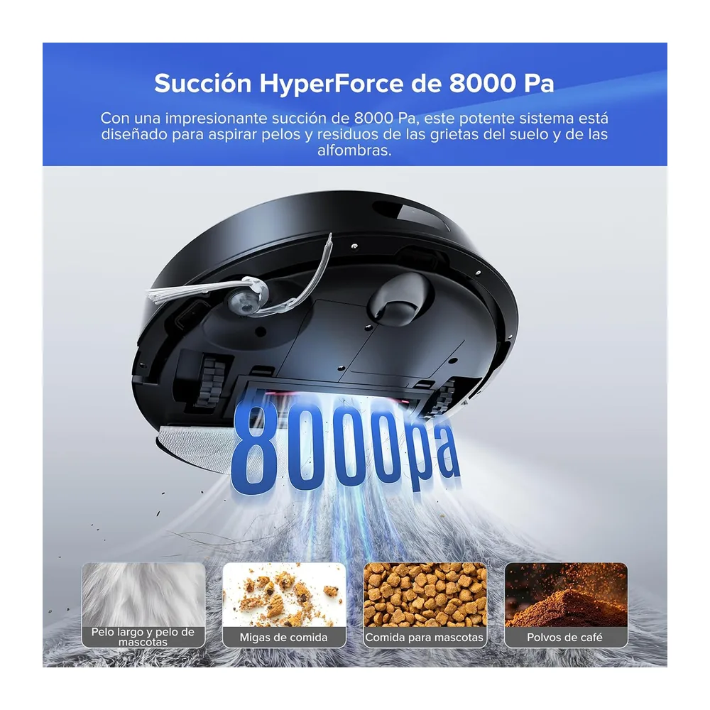roborock Q7L5+ Robot Aspirador y Fregador Succión Extrema de 8000 Pa — 5