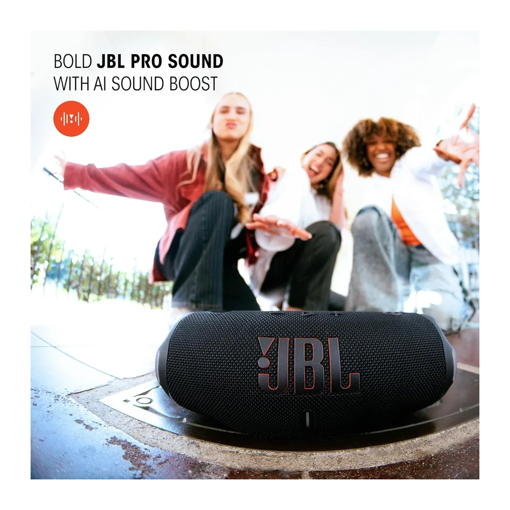 JBL Charge 6, Altavoz Bluetooth Portátil Inalámbrico, Negro — 5
