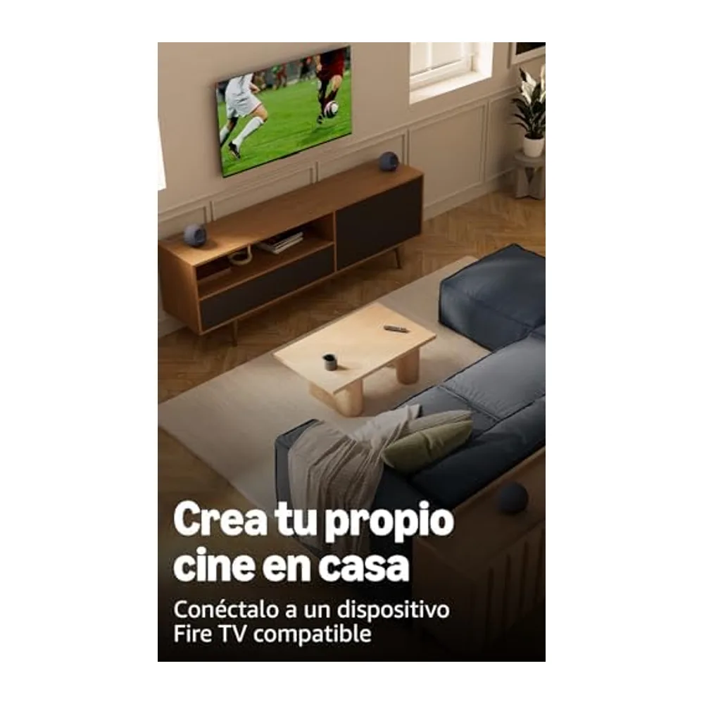 Amazon Echo Studio (última generación), diseño compacto, audio 3D inmersivo y Dolby Atmos, (grafito), con — 5