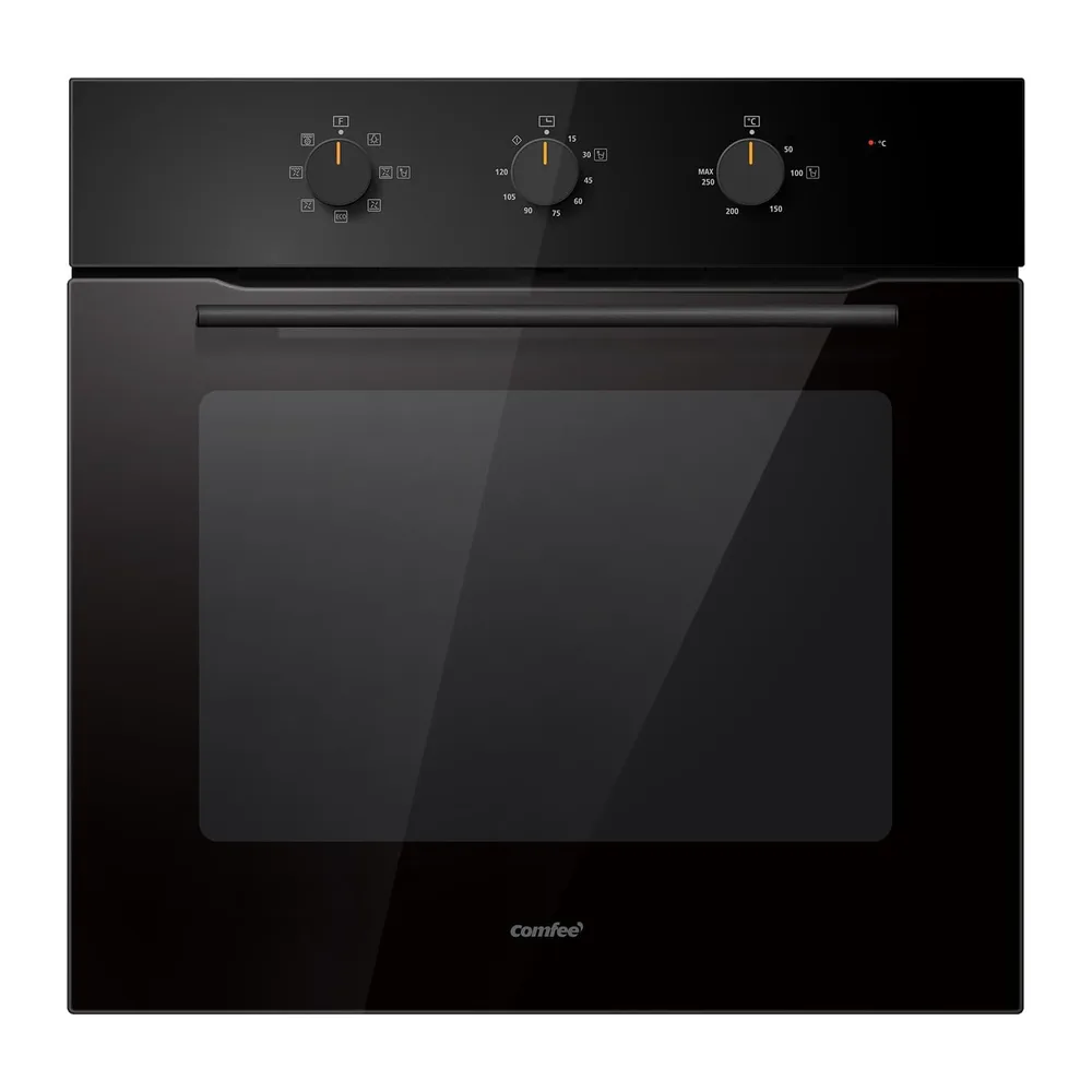 COMFEE' CBO60M80M1-BK Horno empotrable de 60 cm y 60 litros con 8 funciones