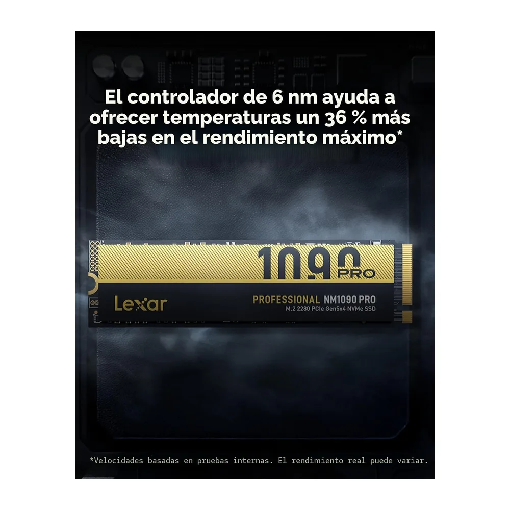 Lexar SSD NVMe PCIe 5.0 Gen5 1TB NM1090 Pro — 4