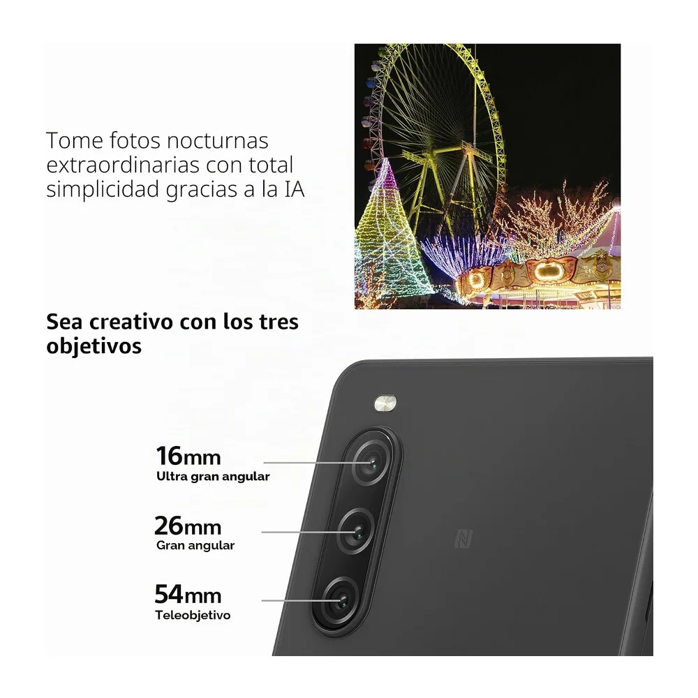 Sony Xperia 10 V 5G 128GB/6GB RAM Dual-SIM weiß (Reacondicionado) — 6