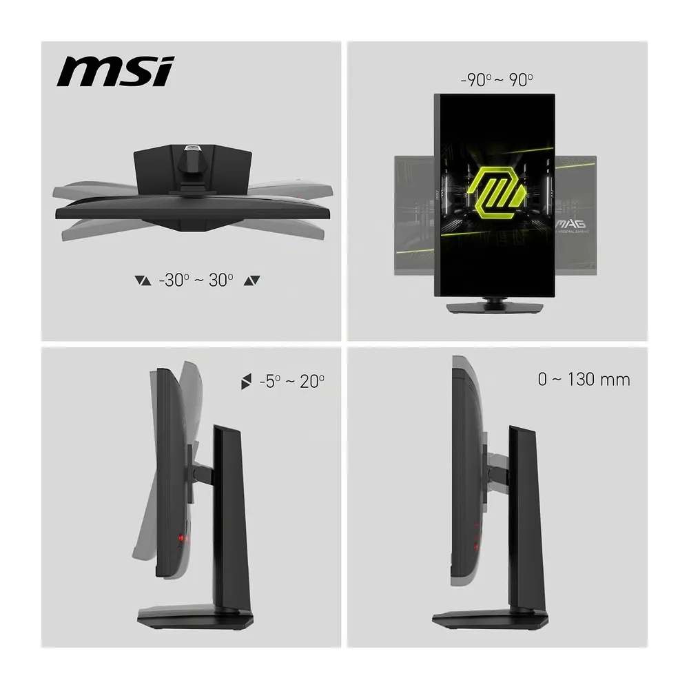MSI mag 272URDF E16 Monitor Gaming, 27-Inch, 4K UHD, 3840x2160, Rapid IPS, 0.5ms, DisplayHDR 400, Eye Care, — 4