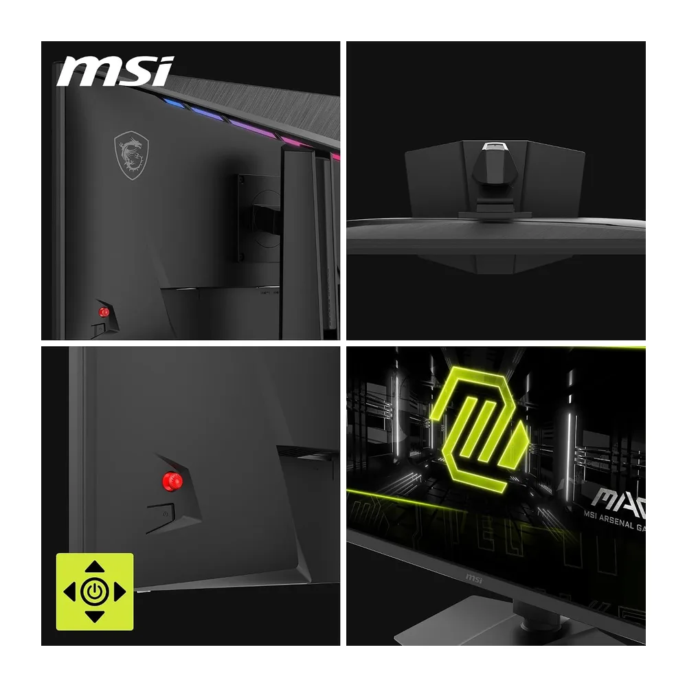 MSI mag 272URDF E16 Monitor Gaming, 27-Inch, 4K UHD, 3840x2160, Rapid IPS, 0.5ms, DisplayHDR 400, Eye Care, — 5
