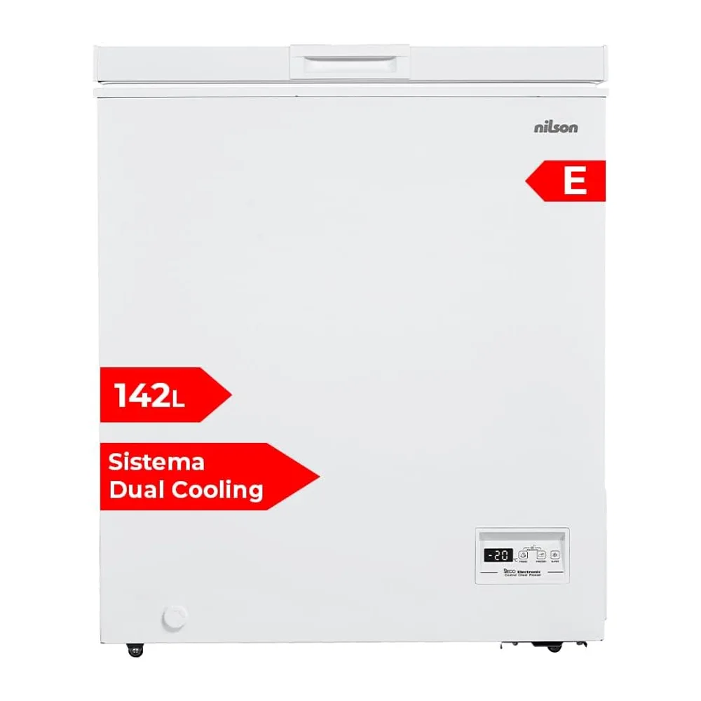 Nilson Congelador Horizontal Blanco NCH1500EDC. Capacidad 142 Litros