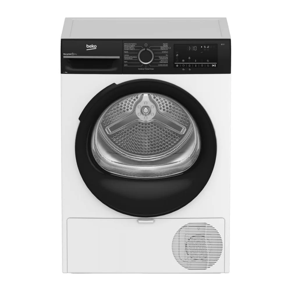 Secadora Bomba de Calor 9Kg Clase A+++ Beko BM3T49240W Blanco [Clase de eficiencia energética C]