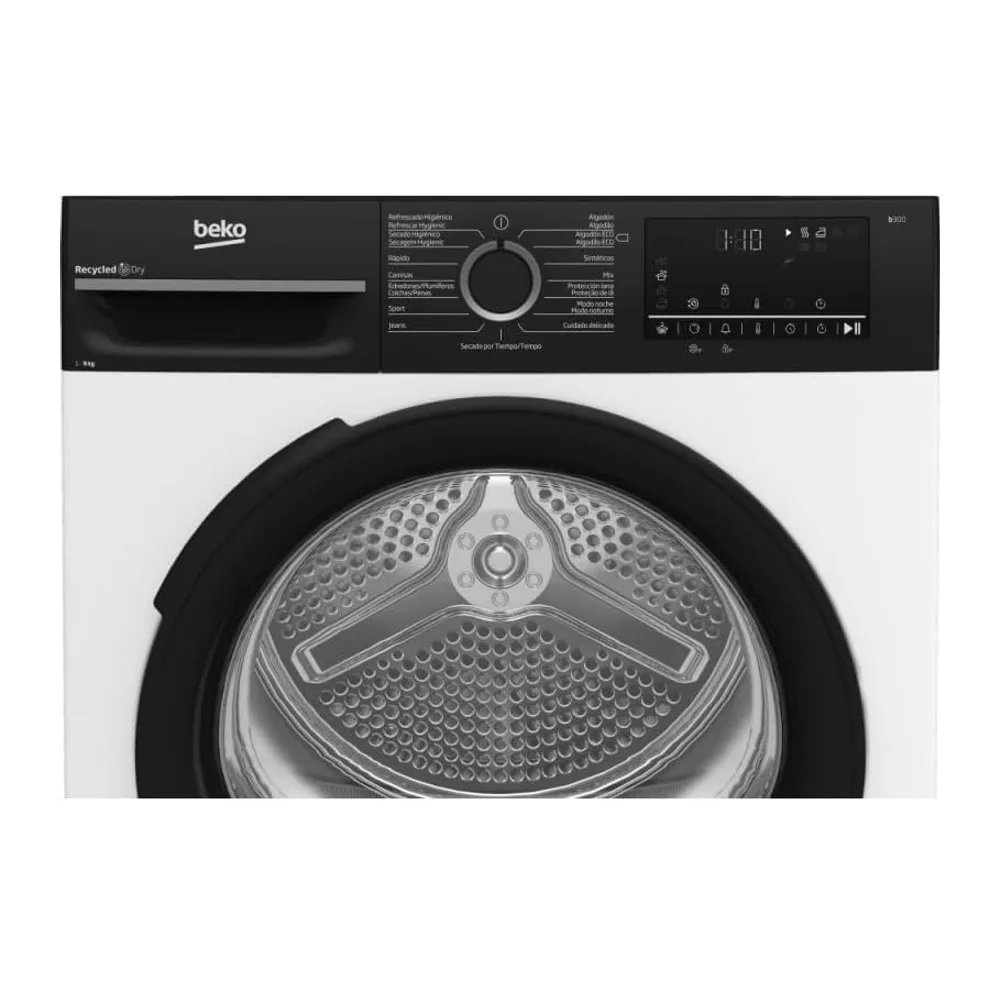 Secadora Bomba de Calor 9Kg Clase A+++ Beko BM3T49240W Blanco [Clase de eficiencia energética C] — 2