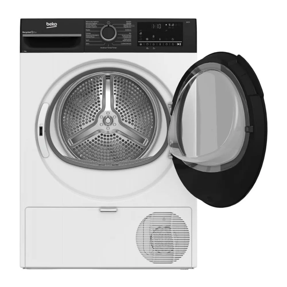 Secadora Bomba de Calor 9Kg Clase A+++ Beko BM3T49240W Blanco [Clase de eficiencia energética C] — 3