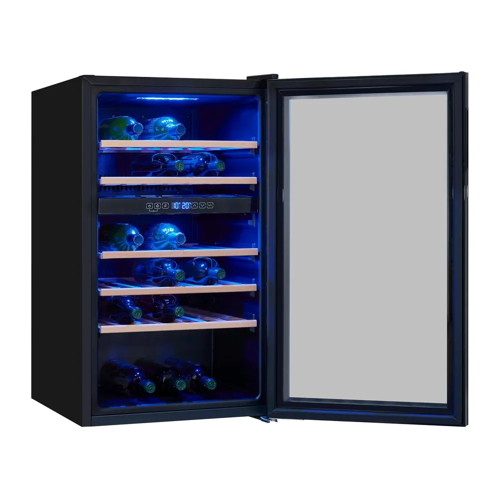 Exquisit® Vinoteca 45 Botellas 119L Negra Doble Zona 5-20°C LCD [Clase de eficiencia energética G] — 4