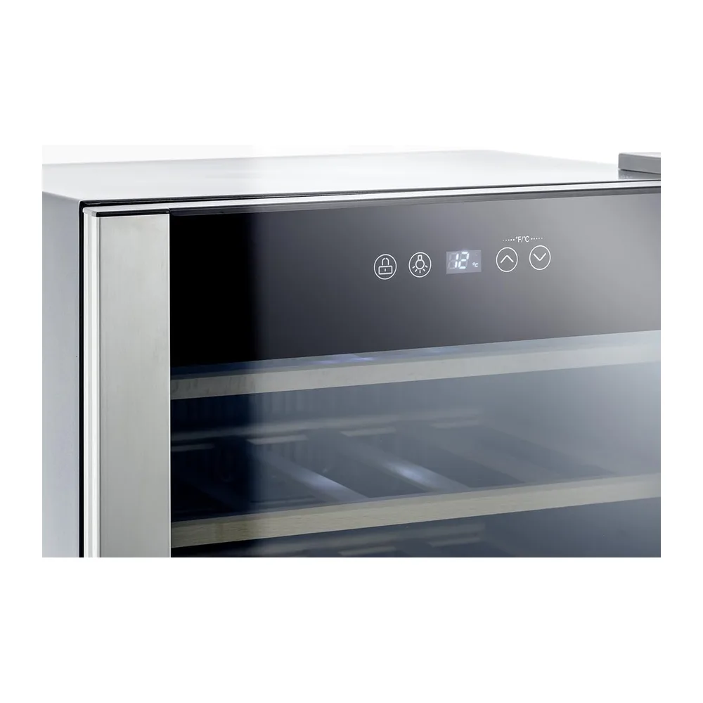 Exquisit® Vinoteca 45 Botellas 119L Negra Doble Zona 5-20°C LCD [Clase de eficiencia energética G] — 6