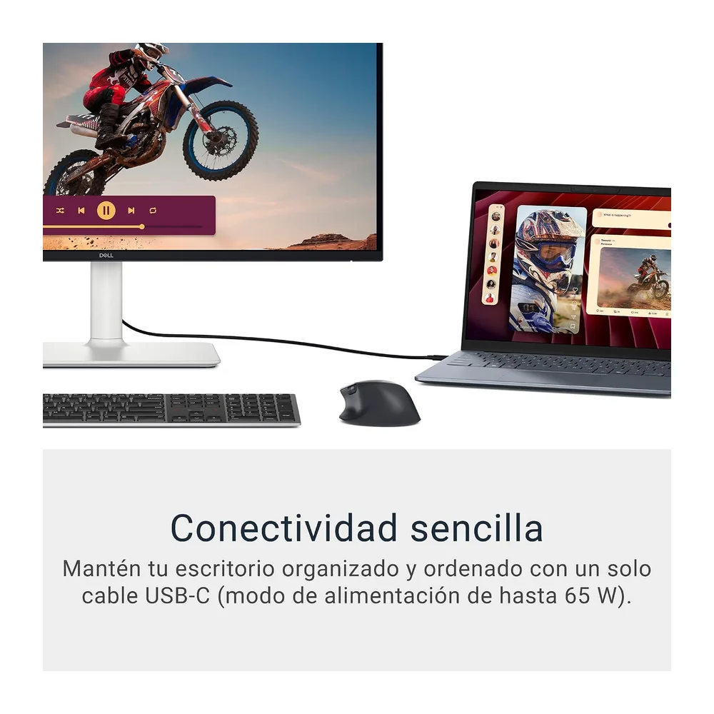 DELL 27 Plus USB-C Monitor - S2725QC, 4K UHD (3840x2160), 120Hz, IPS, 4ms, AMD FreeSync Premium, 99% sRGB, — 3