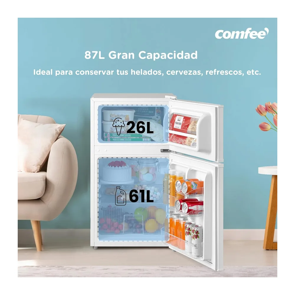Comfee' 87L Nevera Congelador de Encimera — 6