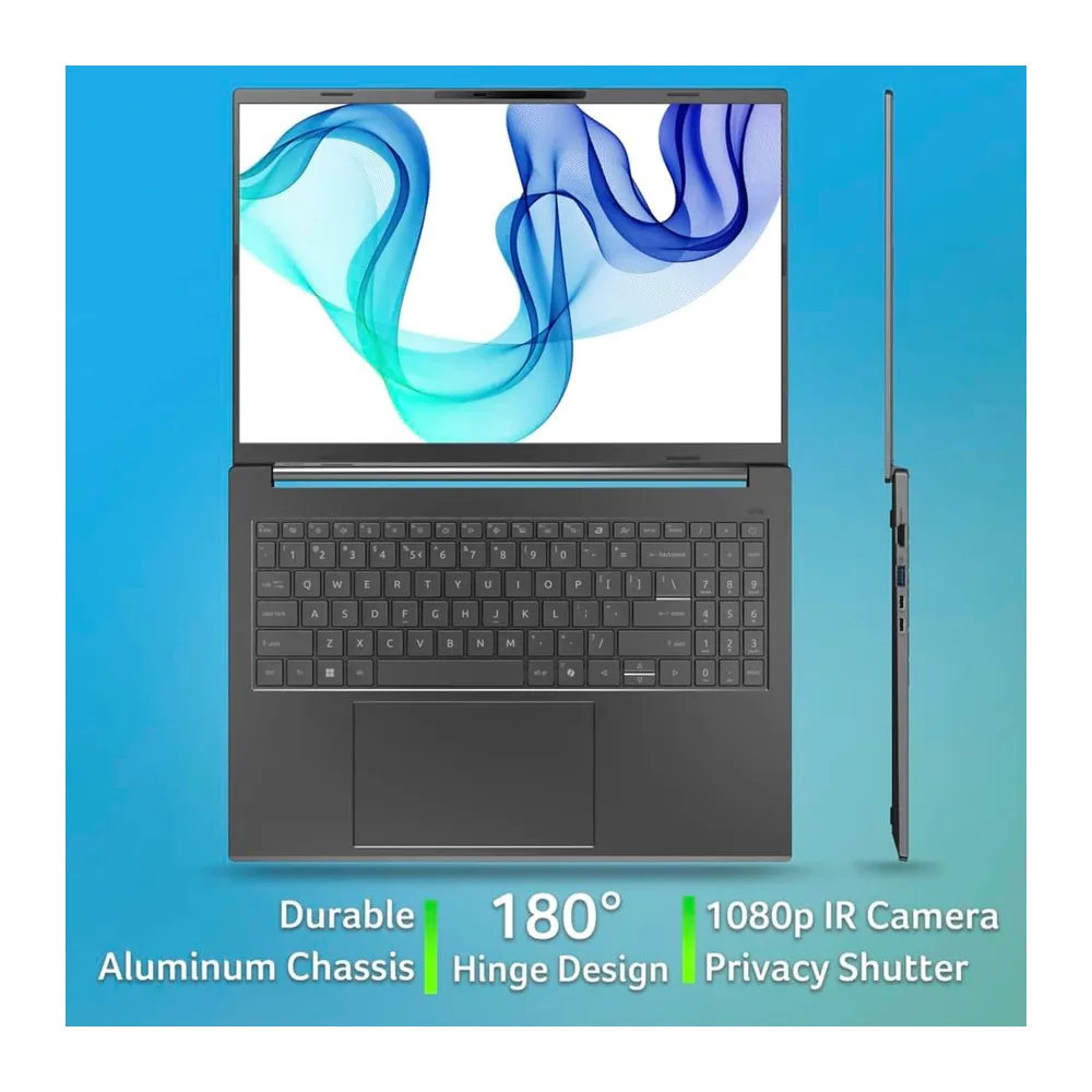 Acer Aspire 16 AI Copilot+ PC, Portátil 16", Core Ultra 7, 32GB RAM, 512GB SSD — 6