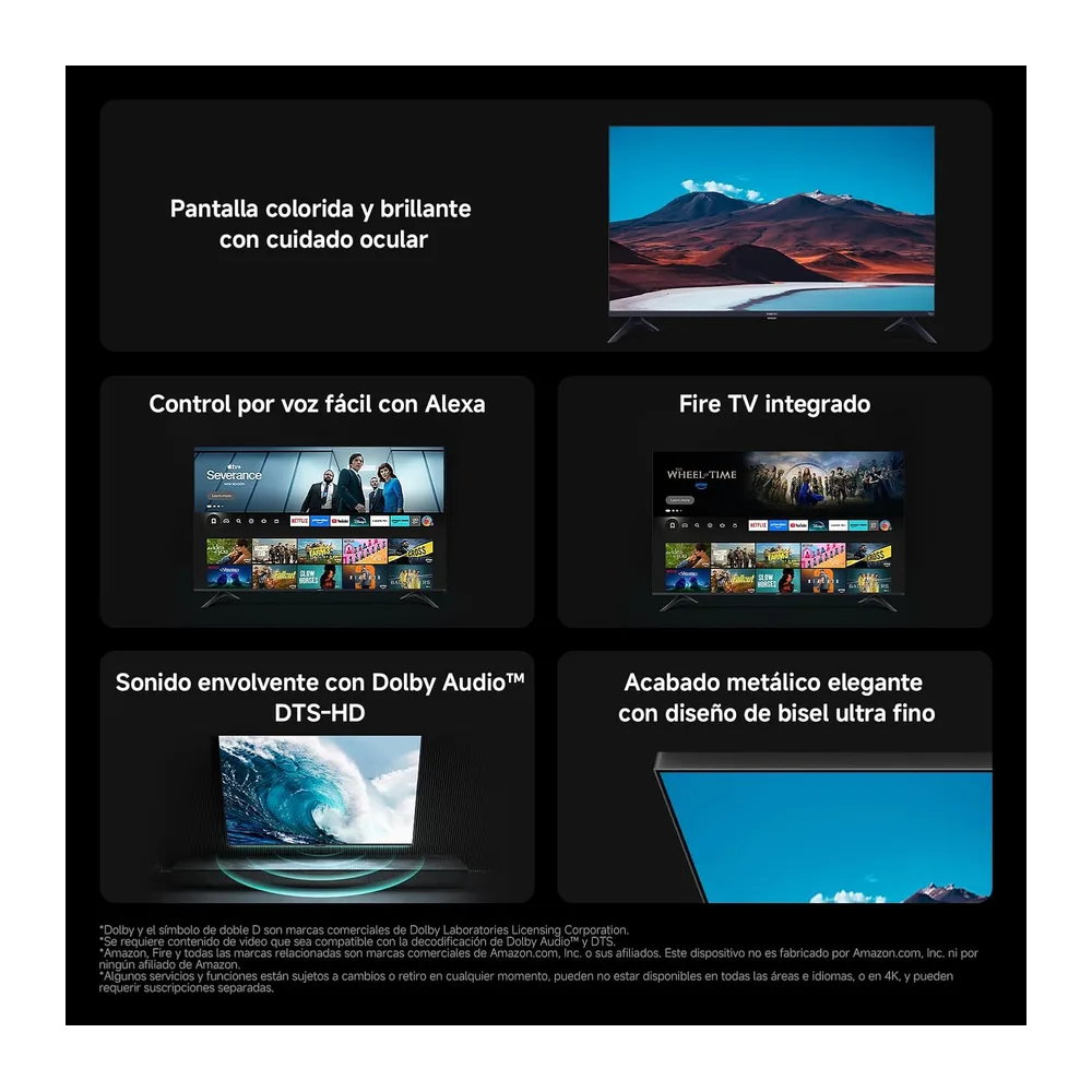 XIAOMI TV F 32 Pulgadas (81 cm), HD Smart TV, Fire OS7, L32MB-FAEU [Clase de eficiencia energética F] — 2