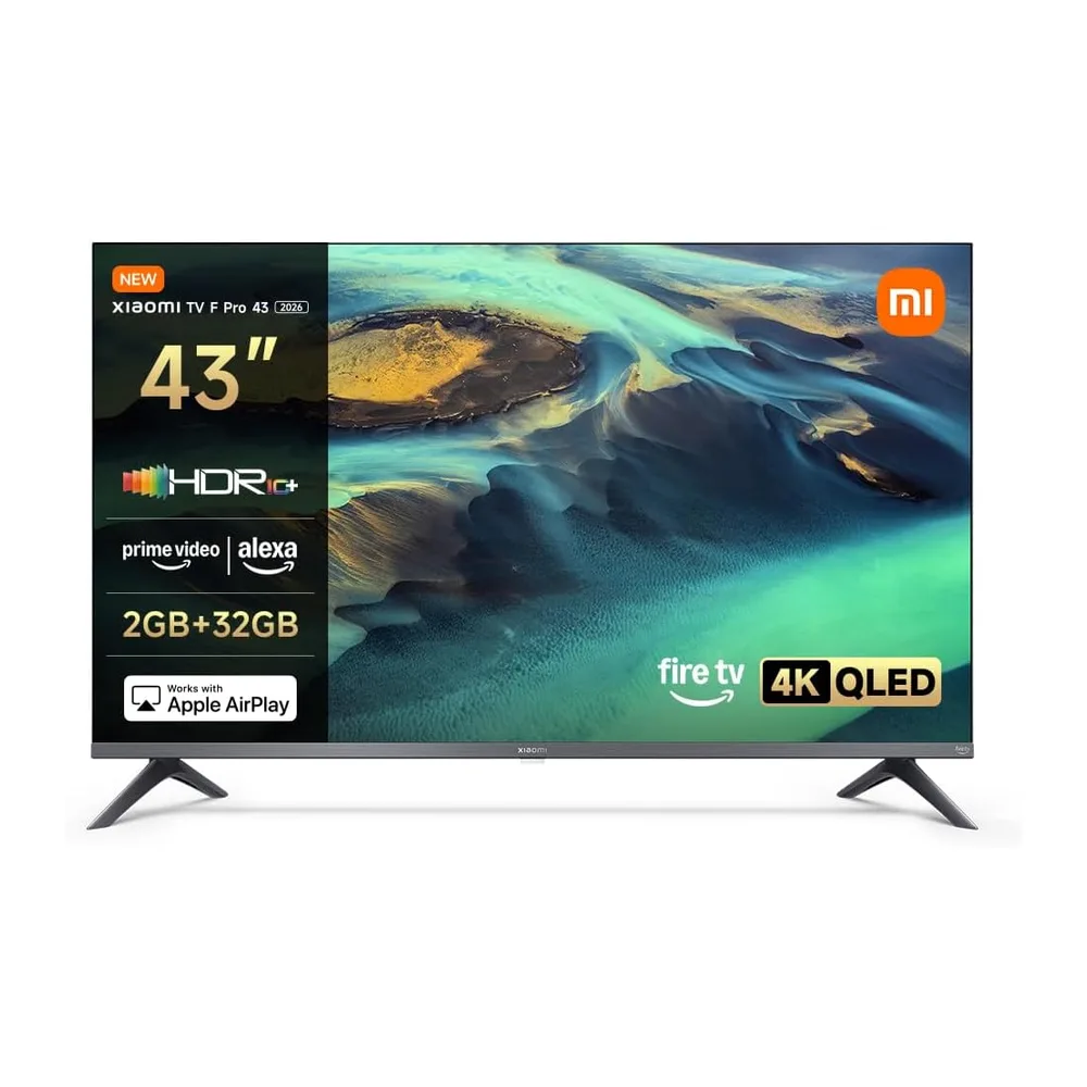 XIAOMI TV F Pro 43 Pulgadas (109 cm), 4K UHD Smart TV Fire OS8 HDR10 L43MB-FAVEU [Clase de eficiencia