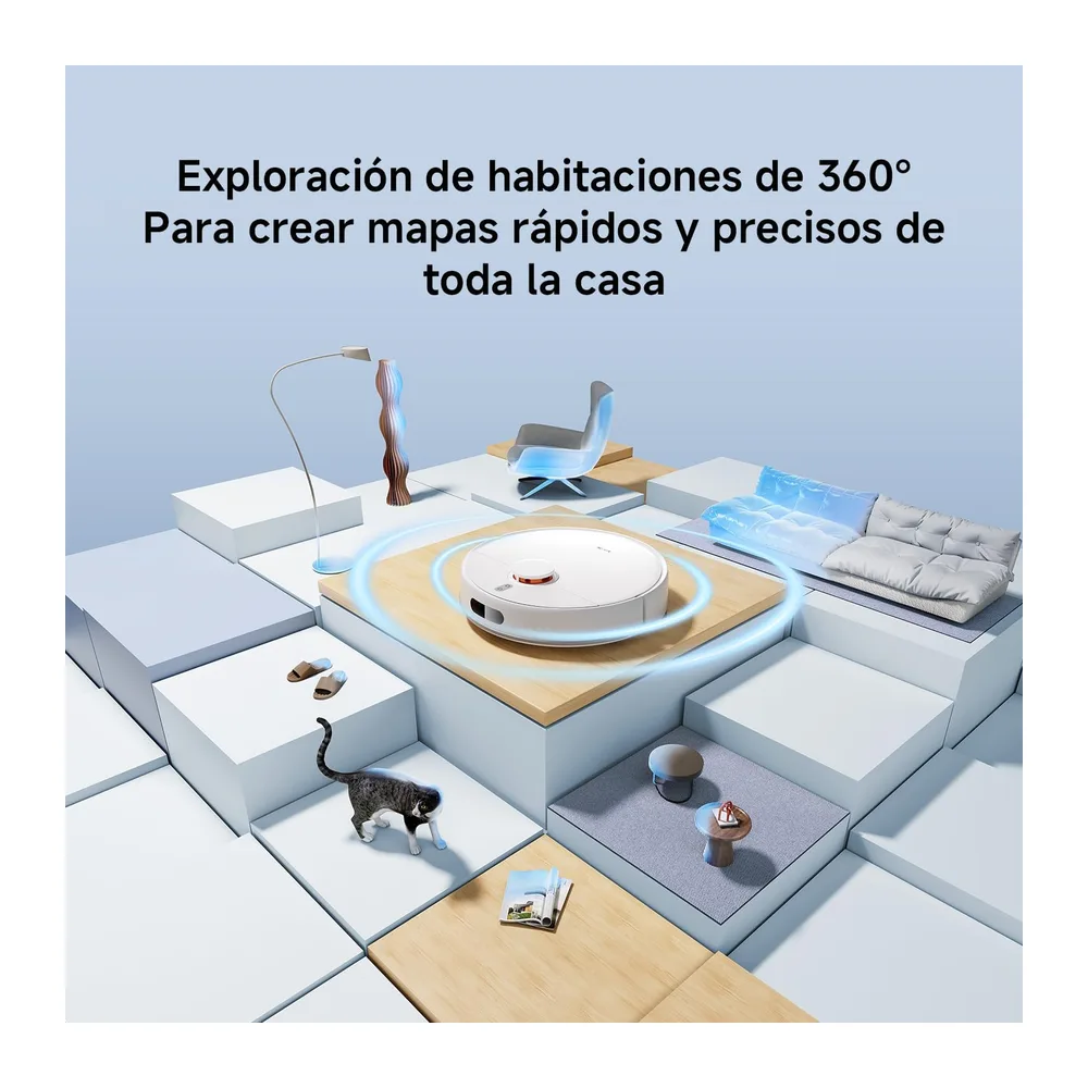 XIAOMI S40C Robot Aspirador con Fregado, 5000 Pa, Control App y Voz — 6