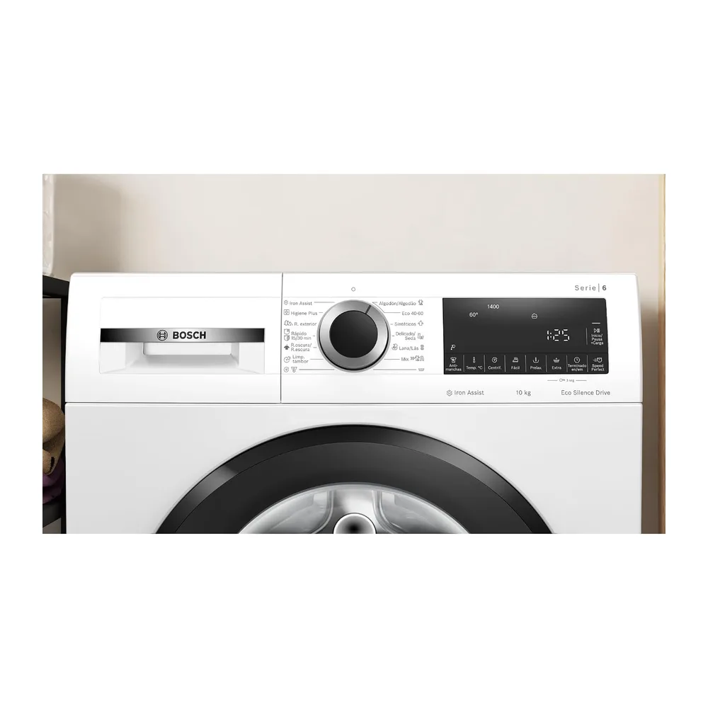 Bosch, Lavadora, Serie 6, 10kg, Iron Assist, blanco, WGG254Z5ES [Clase de eficiencia energética A] — 5
