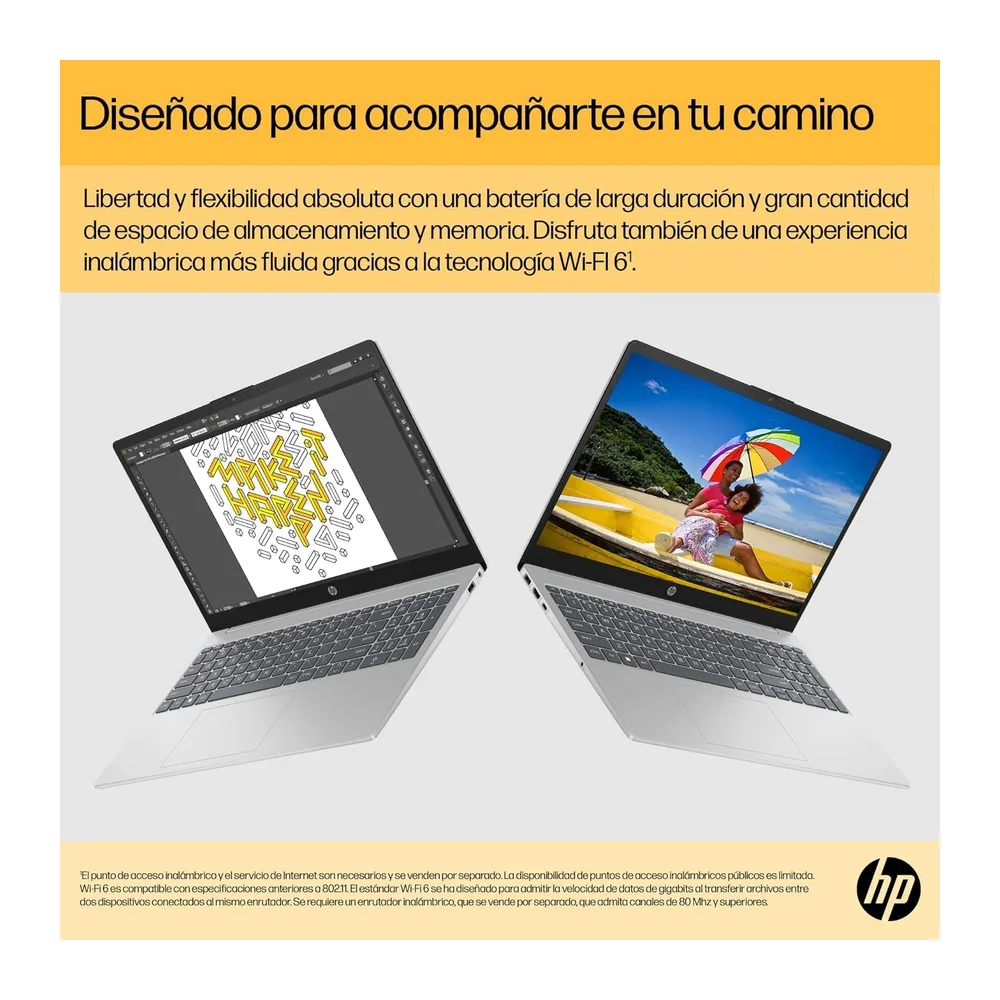 HP 15-fc0243ns - Ordenador portátil de 15.6" FHD (AMD Ryzen 7-7730U, 32 GB RAM, 1TB SSD, AMD Radeon Graphics, — 6